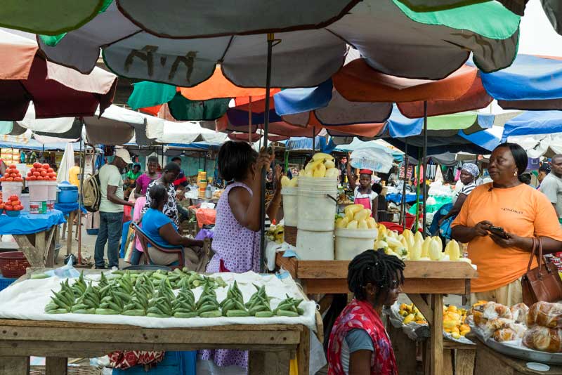 Kasoa Market in Accra, Ghana (2018)